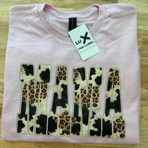 MAMA COW CHEETAH GILDAN UNISEX T-SHIRT
