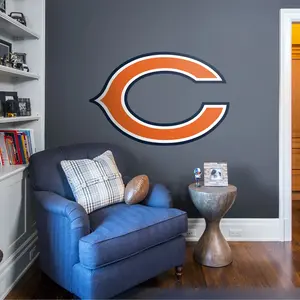 Chicago Bears - RealBig "C" Logo Collection - Official NFL - Reusable Vinyl Wall Decals