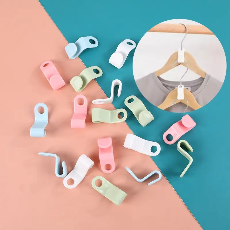 20 Counts Hanger Connector Hooks for Clothes Storage，Space Saver Hangers，Hangers Accessory, Heavy Duty Space Saving for Closet，Space Saving Organizer, Practical