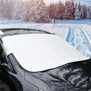 Waterproof Car Windshield Sunshade Cover - Front Windscreen Snow Sun Protector for Winter Summer, Universal Sun Shade Cover for Cars SUV Trucks Accessories UV Protective Sunshade