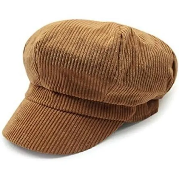 LZ Women's Retro Peaked Ivy Newsboy Paperboy Gatsby Cabbie Painter Cap Hats (5-Tan)