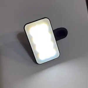 Portable Selfie LED Lights, 1 Set Mini Fill Light,USB Rechargeable Clip-on Selfie Light Camera Accessories Phone