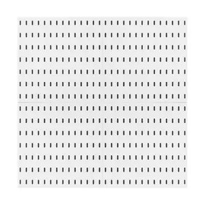 VEVOR Pegboard Combination Kit 11 x 11" Plastic Pegboard 4 Panels Wall Organizer White Racks