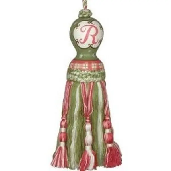 123 Creations C450KK Initial tassel K hand painted tassel