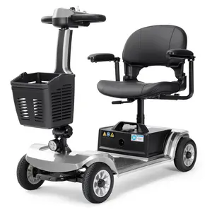 Unificare 4-Wheel Mobility Scooter for Seniors, Heavy-Duty 418 LBS Capacity, Easy-to-Use, Foldable with Tight Turning Radius, Medical Healthcare Equipment Wheelchair Alternative