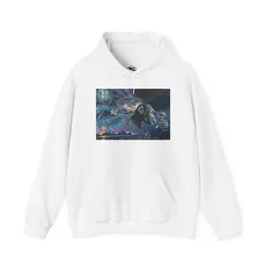 Stoned Ape Unisex Heavy Blend Hoodie - Galaxy Art Pullover Tops, Cozy Men's Hoodies with Kangaroo Pocket, Soft Fabric Layer for Chill Vibes