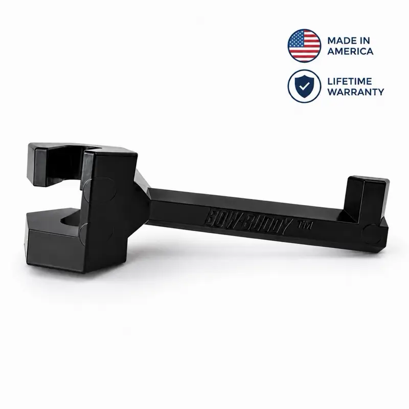 Bow Buddy PRO XL – 1” Longer Injection Molded Twist-On Bow & Gear Hanger for Trucks & SUVs | Universal Fit w/ Spacer | 80+ lb Capacity | Lifetime Warranty | Made in USA