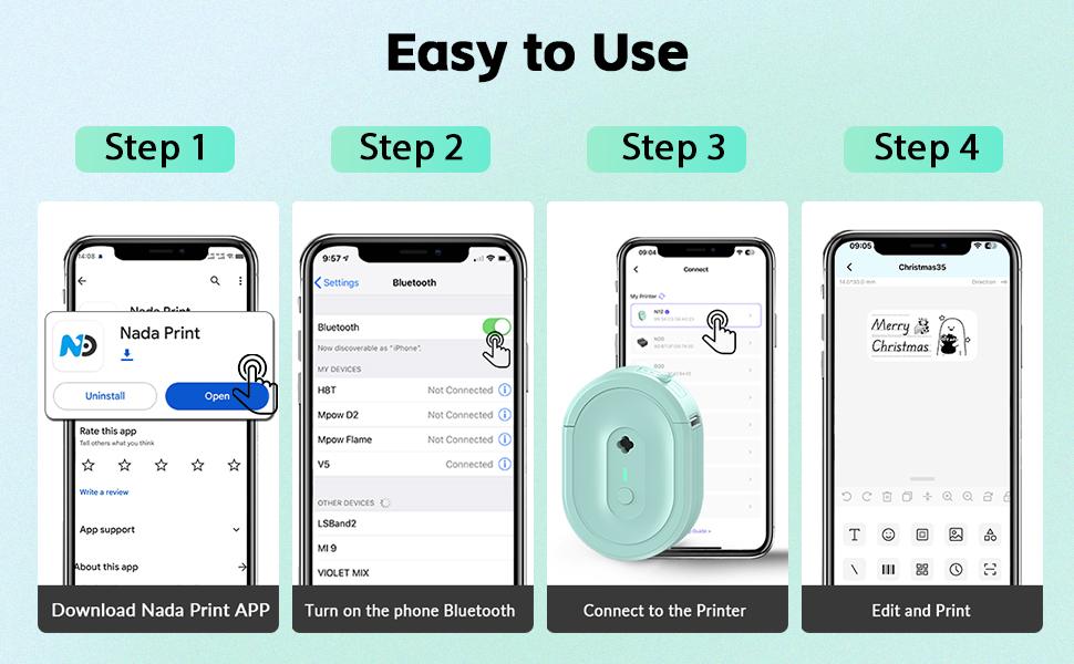 N12 Label Maker Machine with Tape, Portable Thermal Label Printer, Mini Labeler Wireless Bluetooth Label Makers for Home Office Kids Items N12 Label Maker Machine with Tape, Portable Thermal Label Printer, Mini Labeler Wireless Bluetooth Label Makers for Home Office Kids Items