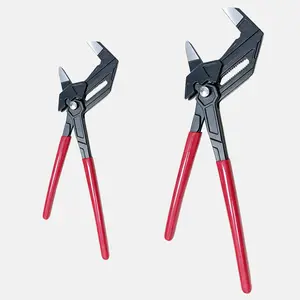 10” & 7” Channel-Lock Pliers Set, 2-Piece Adjustable Groove Joint Pipe Pliers Kit, Ergonomic Non-Slip Handle Wrench Tools, Heavy Duty Professional Plumbing Mechanical Repair Hand Tools for Home DIY & Industrial Maintenance  adjustable pliers