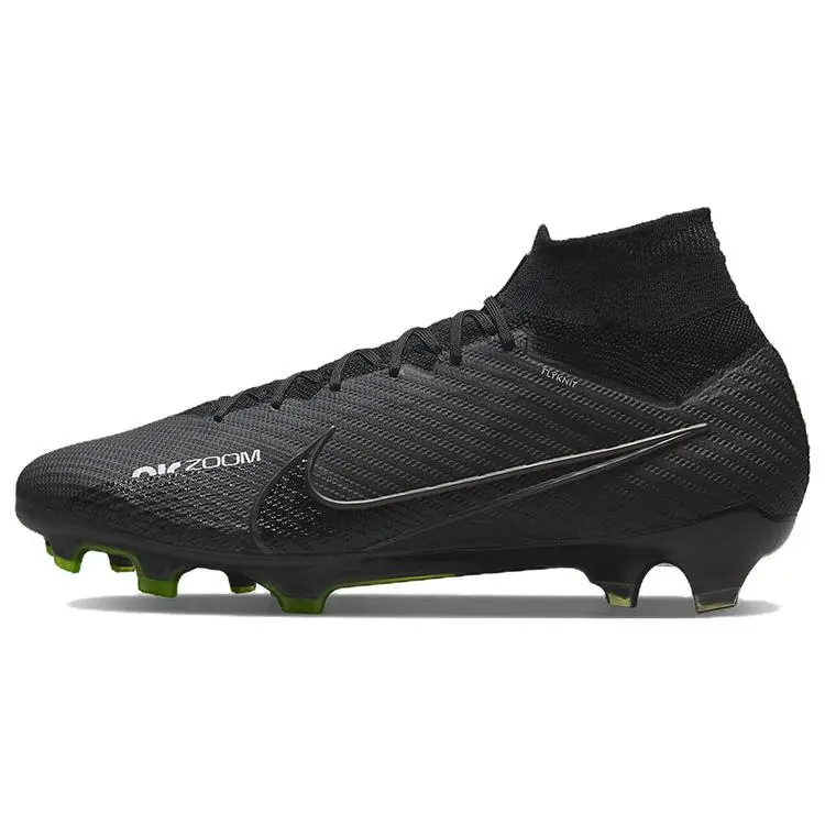 Nike Zoom Mercurial Superfly 9 Elite FG Shadow Pack Cushioned Durable Soccer Cleats Men's Black Summit White Volt DJ4977-001