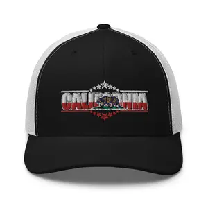 California and Bear - Retro Trucker Hat