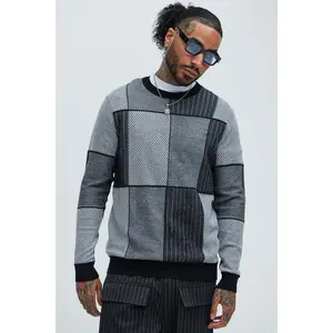 Better And Better Crewneck Sweater - Black/combo