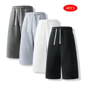 4-pack sports shorts, breathable running exercise, workouts, and everyday casual Seven quarter pants spring/summer Statements