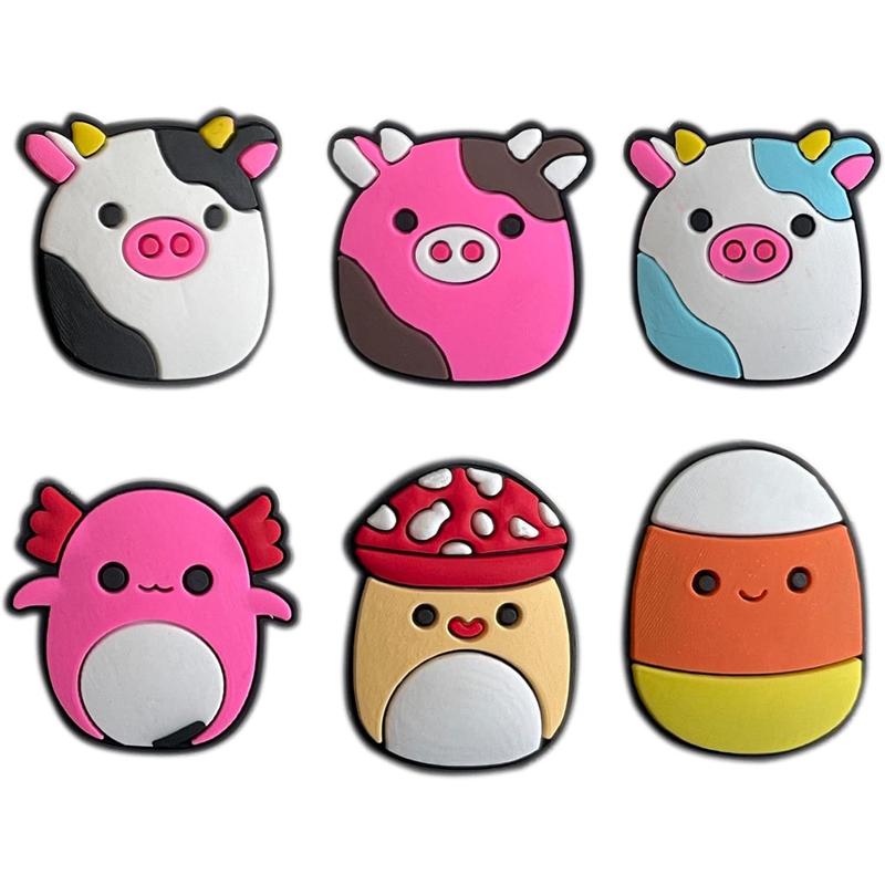 Shoe Charms for Kids Adults: 33 Pack Cute Animal Cartoon Shoe Decoration Charms, Shoe Charm, Charms for Shoes Bracelet Wristband Clog Sandals Birthday Party Favors Gifts Boys Girls Teens