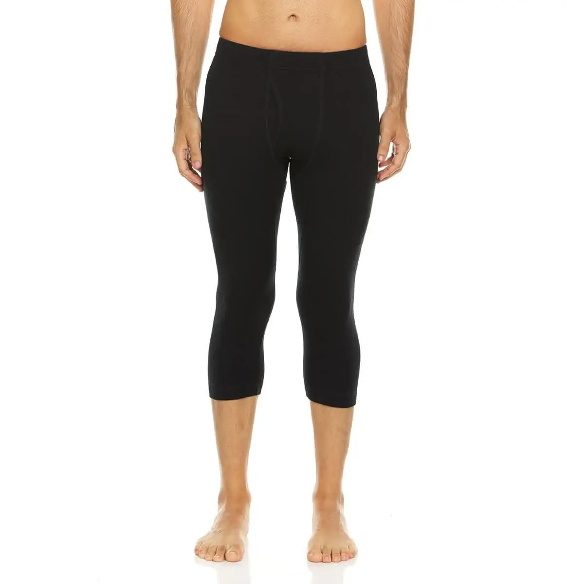 Minus33 - Midweight Merino Wool Men's Ski Bottom 3/4 Length - Breathable, Moisture Wicking, Anti-Microbial, OEKO-TEX Certified, Regular Fit, Ideal for Skiing, Hiking, and Snowsports Woolverino