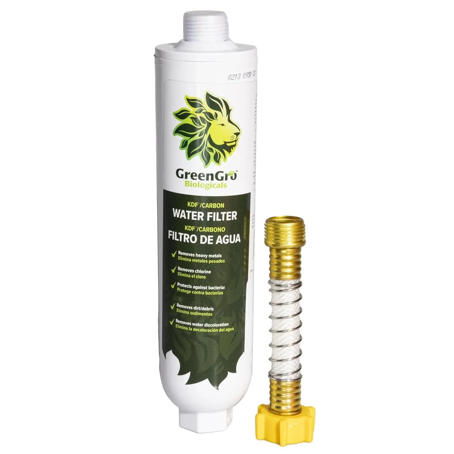 GreenGro Portable Outdoor Water Filter System - Odor-Free Sediment Carbon Unit, Chlorine & Heavy Metal Remover, Filter Replacement-Ready for Family Use