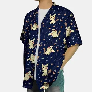 Galaxy Mimikyu Pokémon Hawaiian Shirt | Cool Summer Anime Vibes for Men & Fans