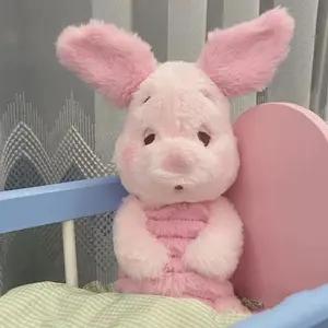 Sleepyhead Piglet Plush Toy Pillow Cute Sleeping Companionship Soothing Doll Room Decoration Soft Seat Cushion Festival Gift