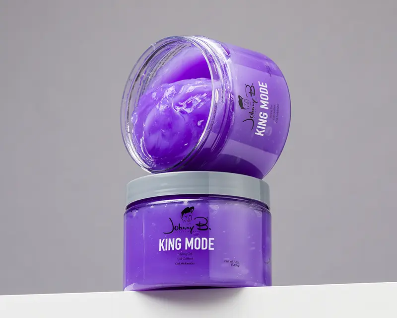 JOHNNY B King Mode Styling Gel - Royal Performance, Masculine Scent, All-Day Hold, Original MODE Formula, Haircare Gel