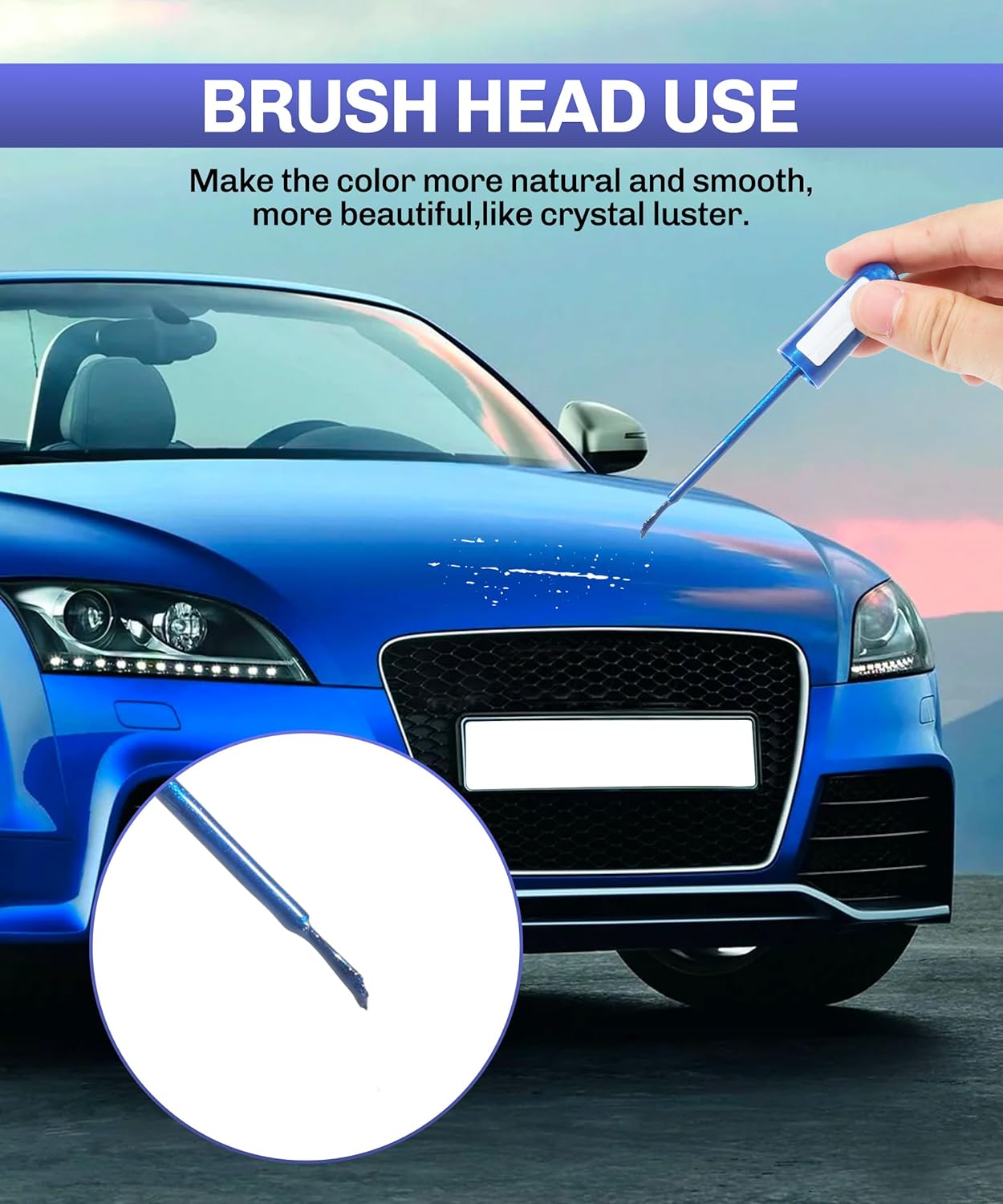 Car Scratch Repair Pen - Deep Scratch Remover, Touch-up Paint Fill Pen, Blue