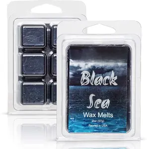 Black Sea - , Salt, Airy Scented Melt - Maximum Scent Wax Cubes/Melts- 1 Pack -2 Ounces- 6 Cubes  for Women, Men, BFF, Friend, Wife, Mom, Birthday, Sister, Daughter, Long Lasting Wax Tart
