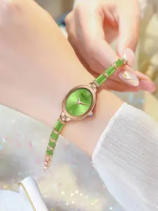 Ladies' Elegant Jewelry Bracelet Watch, 2-in-1 Design for Wristwatch & Bracelet Use, Stylish Delicate Appearance, Perfect Fashion Accessory for Women