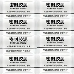 New Type 10 White Seal Putty Waterproof Duct Seal Repair Sealing Clay Quick Mending Mud for Drain Connection Wall Hole Air Conditioning Hole High Flexible Durable Super Diamond Mastic