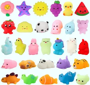 30 Pack Mochi Squishy Toys for Kids | Kawaii Mini Animals, Stress Relief Sensory Party Favors Mantyplay
