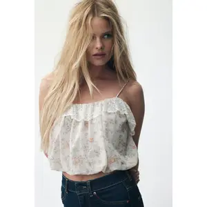 H&M Bubble-hem strappy top