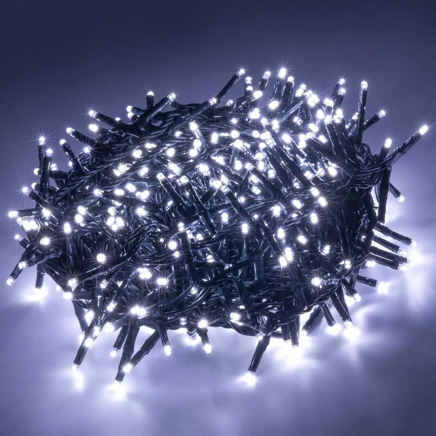 #sohochic 500 LED 49FT Christmas Cluster Lights Waterproof String Light White | Christmas Decoration String Lights Plug-in Connectable for Xmas Tree Wedding Party Garden House Holiday Indoor Outdoor Decor