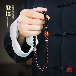 12 Zodiac Guardian Deities Double Strand Bodhi Bracelet Antique Bodhi Seed Mala for Birth Year Protection Spiritual Blessing Meaningful Christmas Birthday Gift for Zodiac Sign Lovers