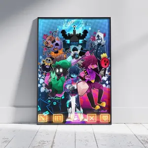 Deltarune Game Poster Kris Dreemurr Art Print N07