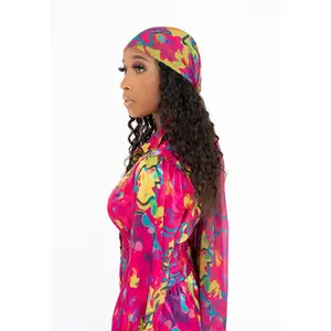 RIMI Printed Chiffon Scarf