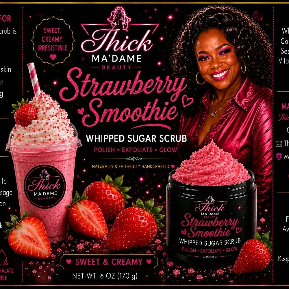 Strawberry Smoothie Sugar Scrub