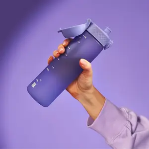 Ion8 Slim Water Bottle 500ml | Leak-Proof, BPA-Free, Recyclon, Travel-Friendly, Eco Bottle