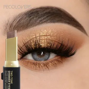 Dual-Color Eyeshadow Stick,Long-Lasting, Waterproof, Sweatproof & Smudge-Proof with Vibrant Colorfastness, Eye Makeup Products