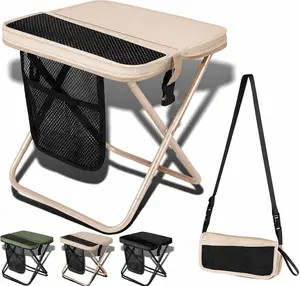 portable folding stool camping stool waiting in line stool festival stool concert stool portable seat compact stool carry bag stool crossbody stool ultralight camping seat outdoor stool hiking stool