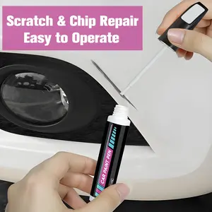 Car Repair Paint Pen, Quick Easy Scratch Fix, Car Scratch Remover, Durable Precision Effective, Portable Kit for Long Lasting Results