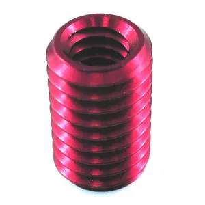 Precision Machined Aluminum Thread Adapter 3/8 Inch -16 (male) & 1/4 Inch - 20 (female) x .60 inch