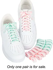 Sweet Pastel Laces for Daily Wear, Creamy Flow Texture, Perfect for Casual Sports, Stylish and Comfortable Shoe Accessories