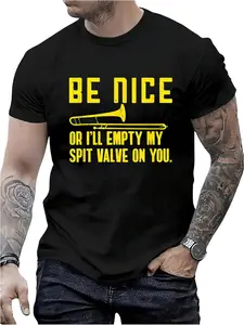 100% Cotton Trombone Player Shirt - Trombone Funny T-Shirt Band Tee