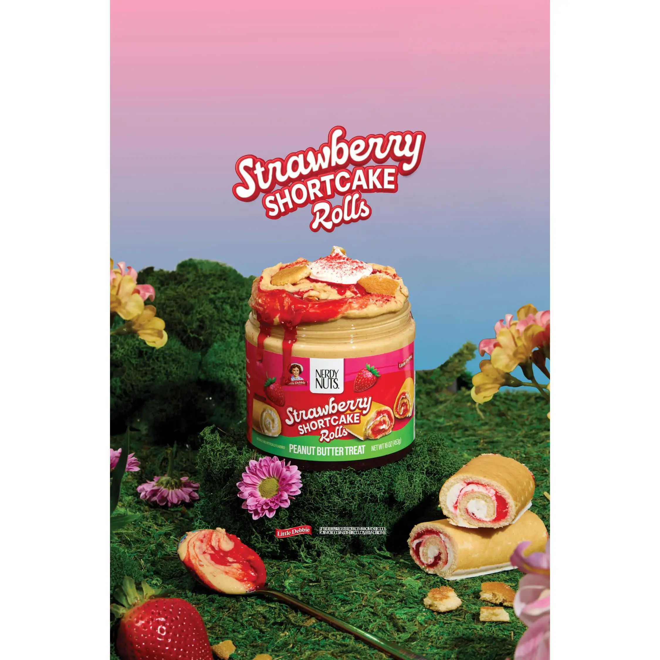Strawberry Shortcake Roll Peanut Butter Treat Strawberry Shortcake Roll Peanut Butter Treat