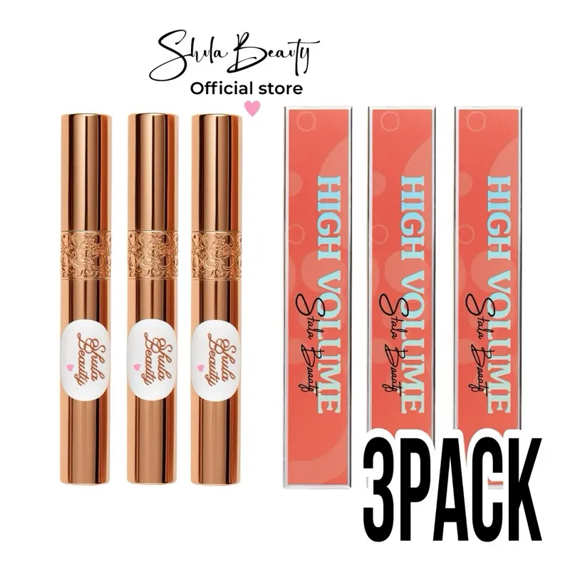 Shula Beauty Ultra Waterproof Mascara 3 PACK High Volume 5D Effect Instantly Lasts All Day Official Store