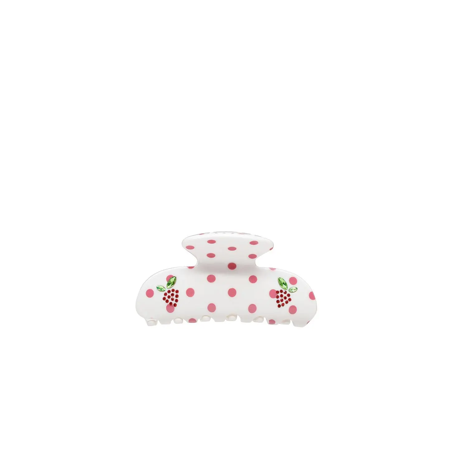 Emi Jay Sweetheart Clip in Coconut Berry Dot