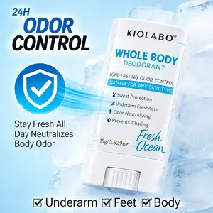 1pcs, BeautifulStart, Whole Body Deodorant Stick, Aluminum & Baking‑Soda Free, Gentle Fresh Ocean Scent Body Fragrance Stick for Daily Underarm & Body Use, Non‑Irritating Skin‑Friendly Formula