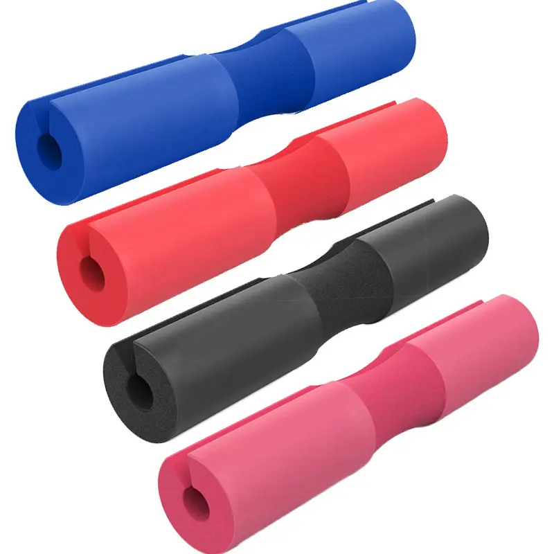 Soft Foam Non-Slip Barbell Pad - Cushioned Shoulder & Neck Support for Squats, Lunges, Home & Outdoor Fitness, Unisex Gym Workout Accessory, Barbell Set, 3x9x44 cm