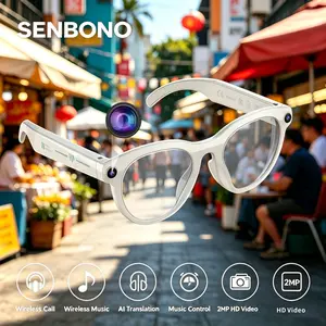 New wireless translation glasses, smart glasses with camera, sunglasses, sunshade for outdoor travel, language translation communication barrier free, open headphones, clear sound quality, voice assistant, recording, shooting, outdoor sports glasses