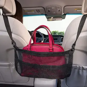 Auto Purse Organizer Caddy - Compact Design, Adjustable Straps, Ideal for Car Use, Lightweight and Versatile Storage Solution
