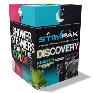 Discovery Variety Pack Shower Steamers for Energy, Recovery, and Relaxation