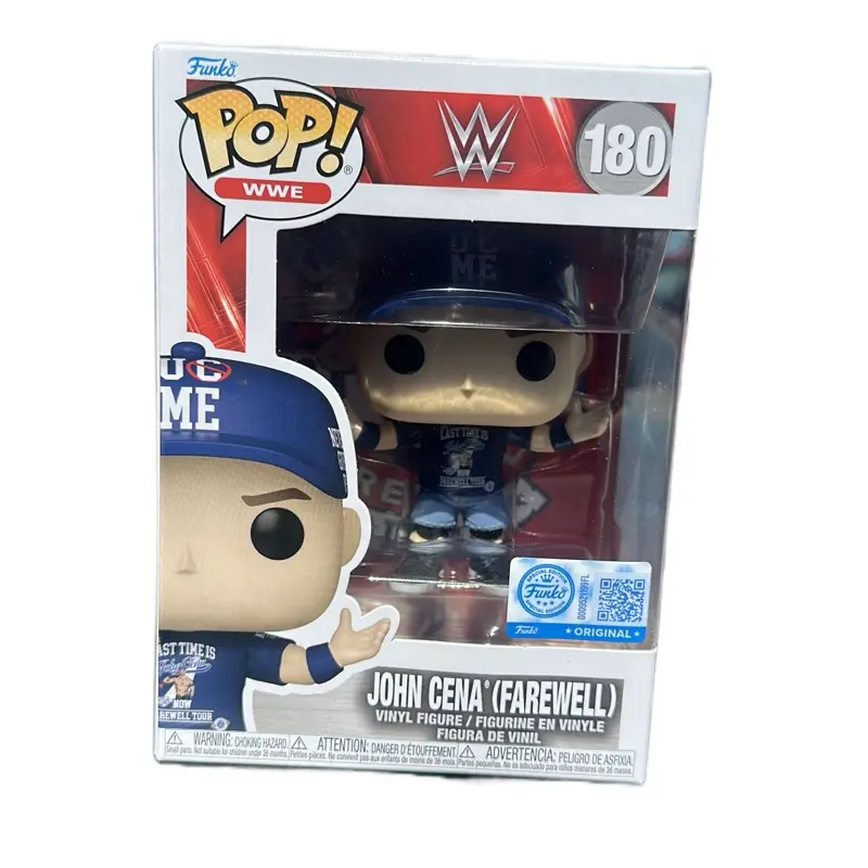 Funko Pop John Cena (Farewell) Vinyl Figurine, Collectible Figures for Entertainment Enthusiasts